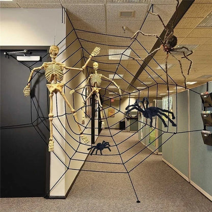 Giant Plush Spider Halloween Decoration