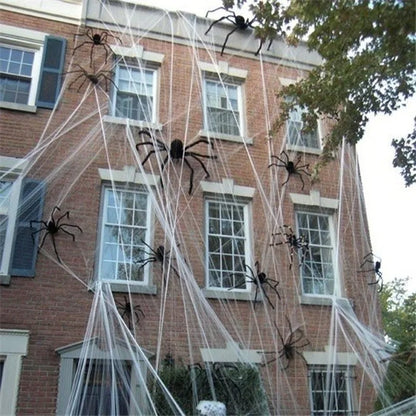 Giant Plush Spider Halloween Decoration