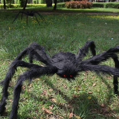 Giant Plush Spider Halloween Decoration