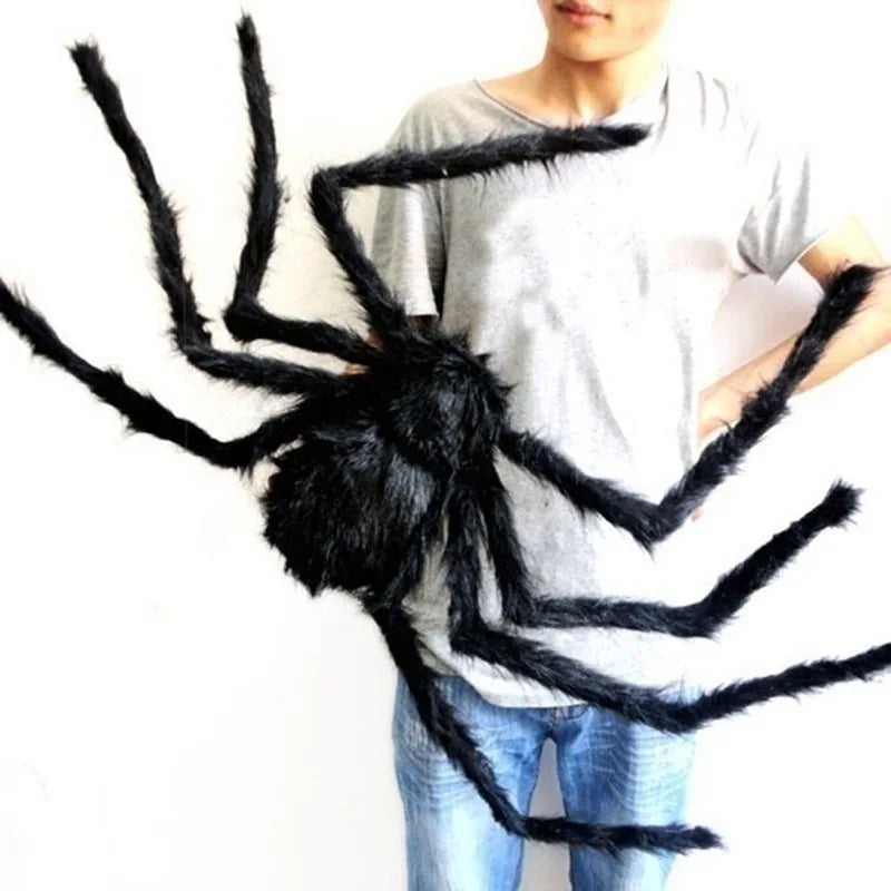 Giant Plush Spider Halloween Decoration