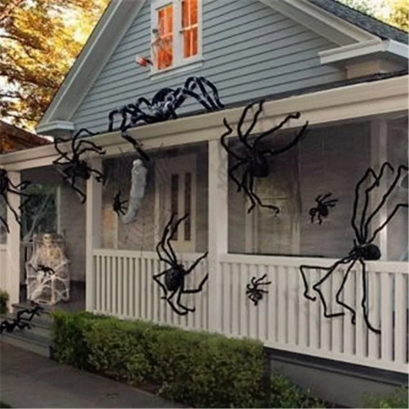 Giant Plush Spider Halloween Decoration