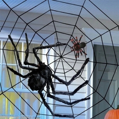 Giant Plush Spider Halloween Decoration