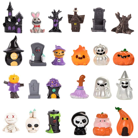 Cute Halloween Micro Landscape Miniature Figurines