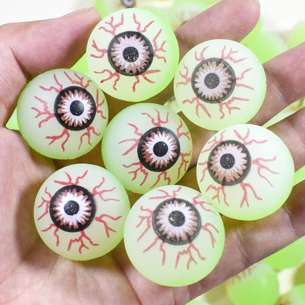 Glow in the Dark Eyeball Bouncy Balls