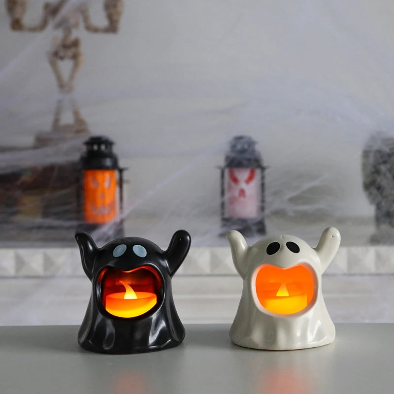 Halloween Day of the Dead LED Candle Holder