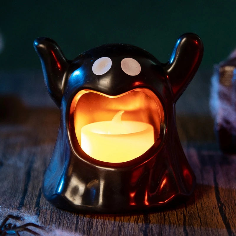 Halloween Day of the Dead LED Candle Holder