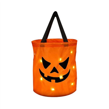 LED Light Halloween Trick or Treat Bucket