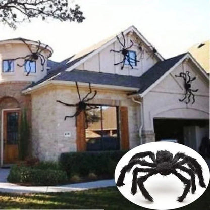 Giant Plush Spider Halloween Decoration