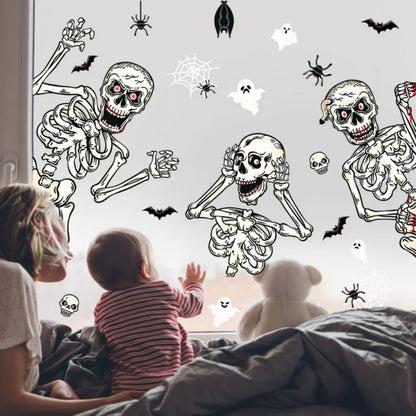 Giant Ghost & Monster Window Stickers