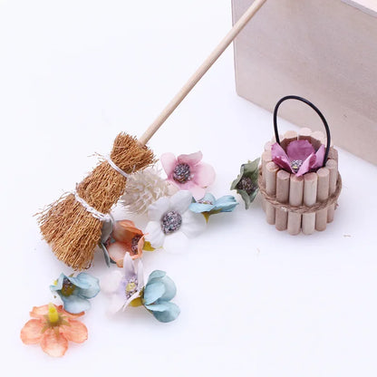 Mini Witch Broomstick Props