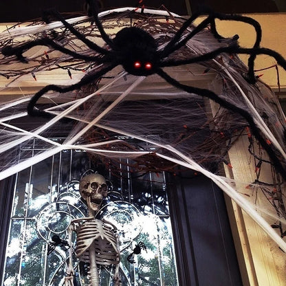 Giant Plush Spider Halloween Decoration