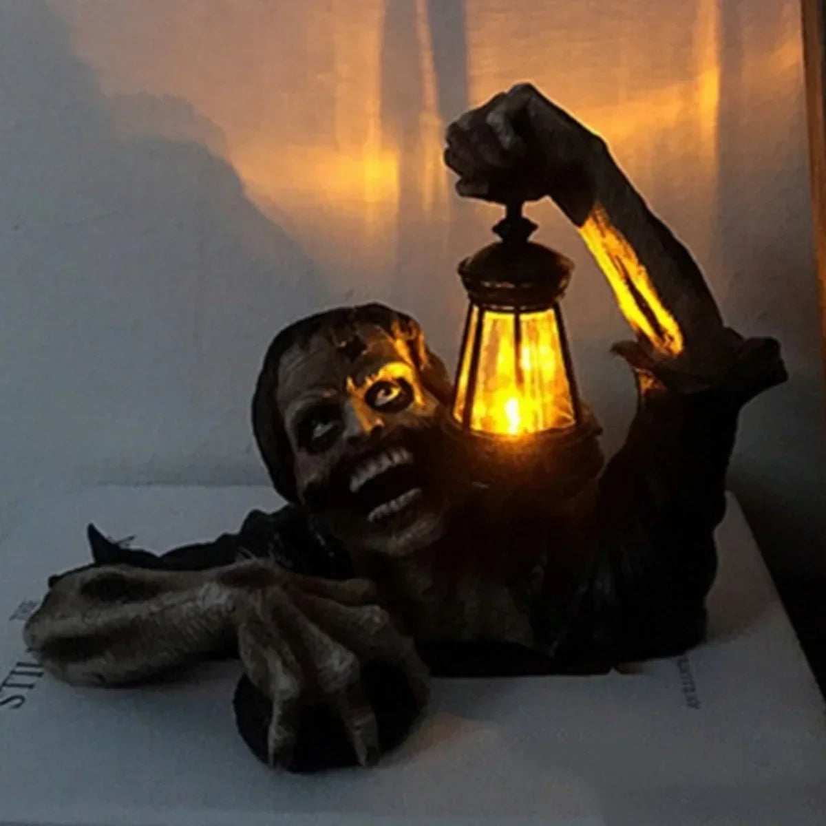 LED Crawling Zombie Lantern