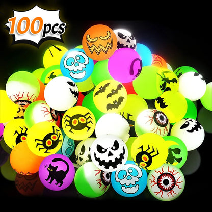 Glow in the Dark Halloween Bouncing Balls