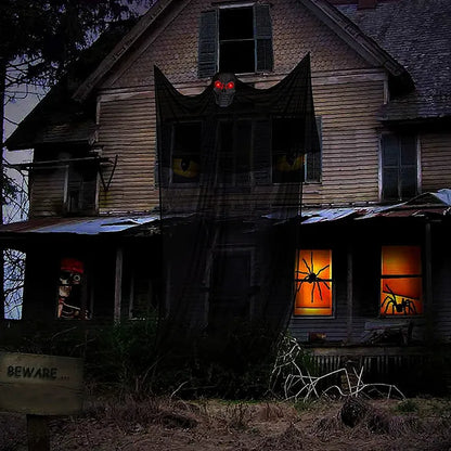 Halloween Hanging Skull Ghost with LED & Sound