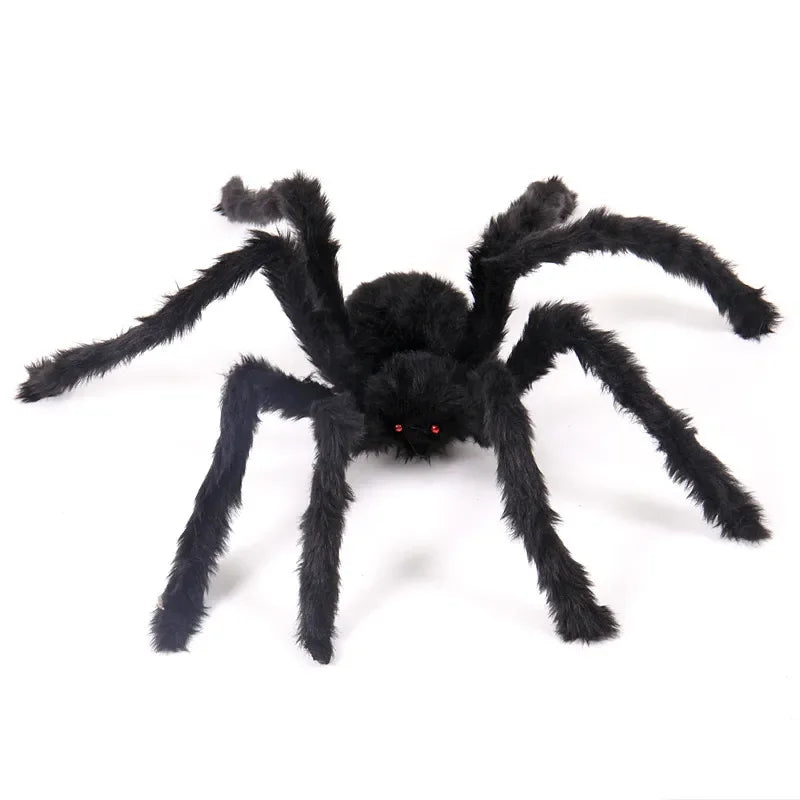 Giant Plush Spider Halloween Decoration