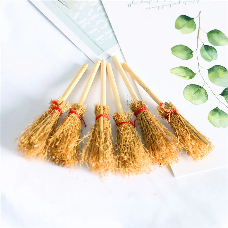 Mini Witch Broomstick Props