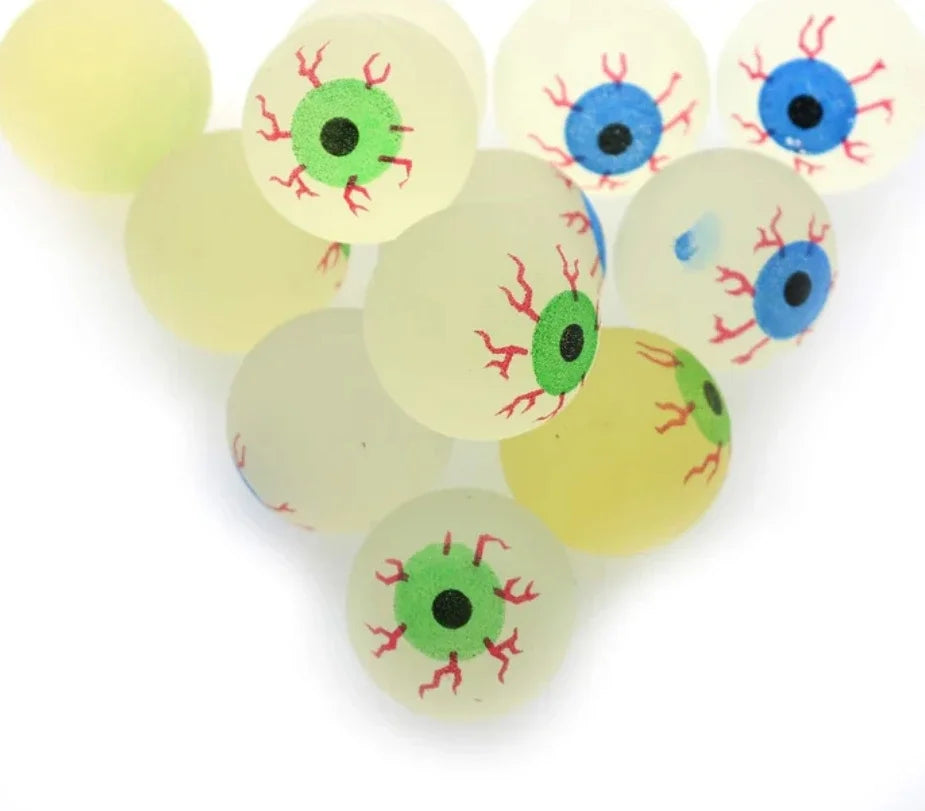 Glow in the Dark Eyeball Bouncy Balls