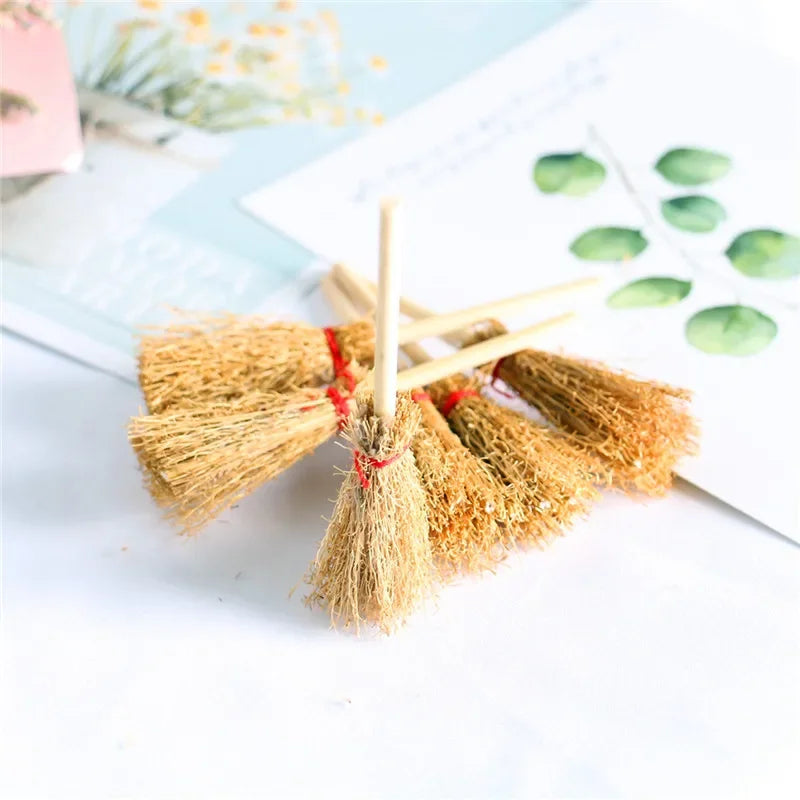 Mini Witch Broomstick Props