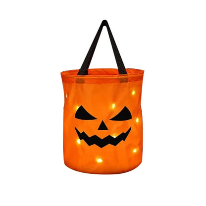 LED Light Halloween Trick or Treat Bucket