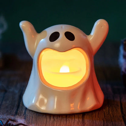 Halloween Day of the Dead LED Candle Holder