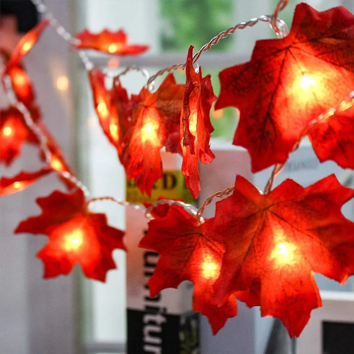 Maple Leaf String Lights