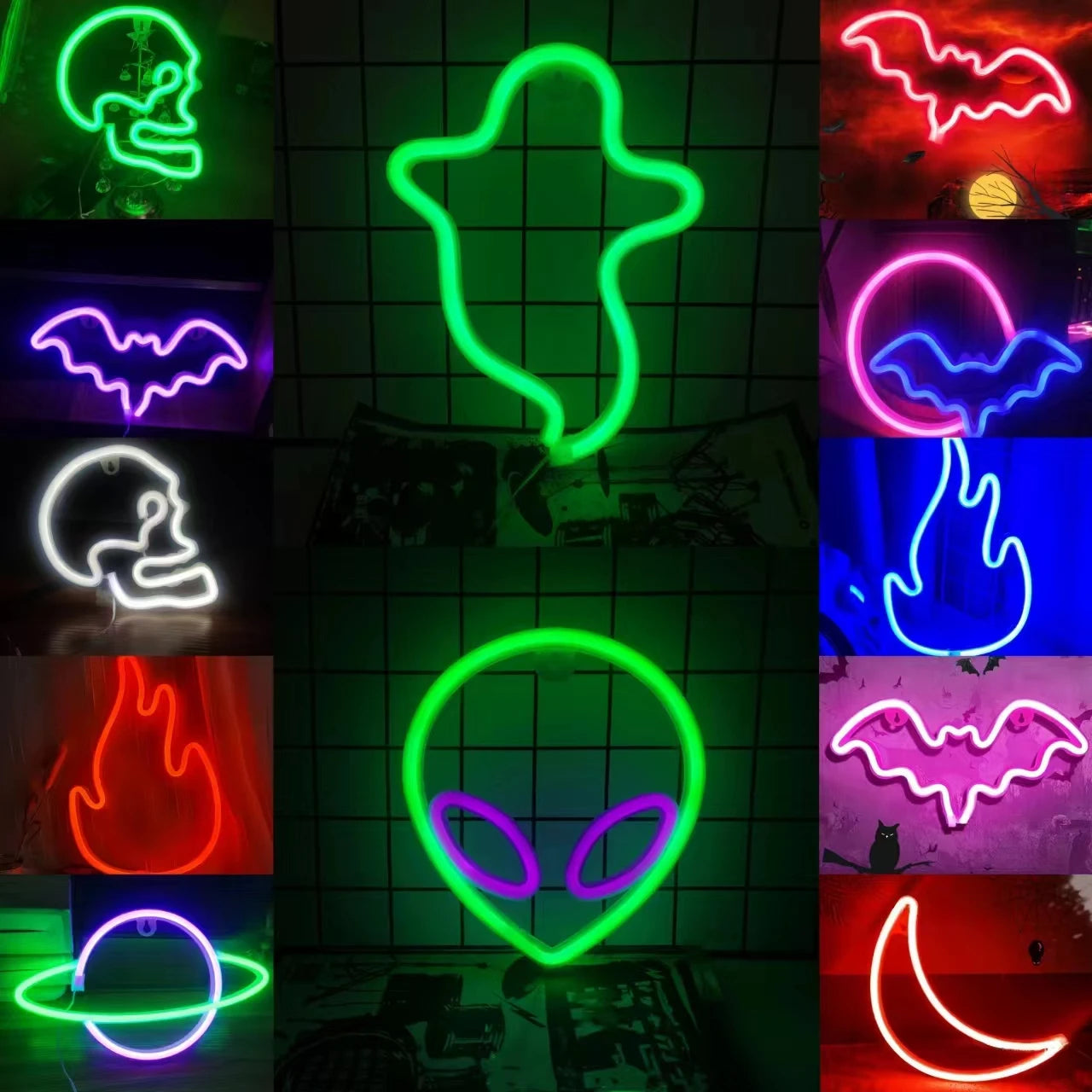 Halloween Neon Lights