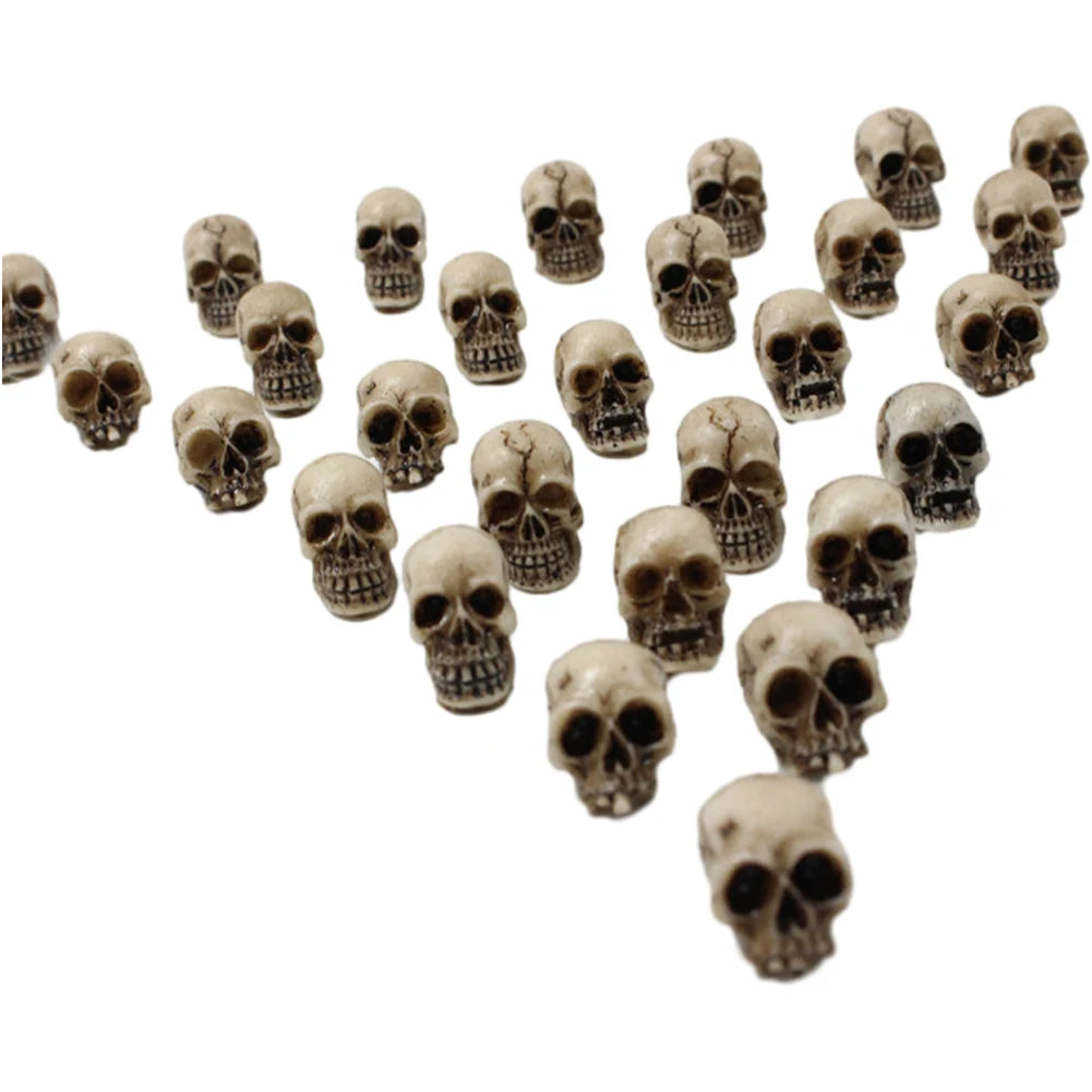 Mini Skull Head Figurines