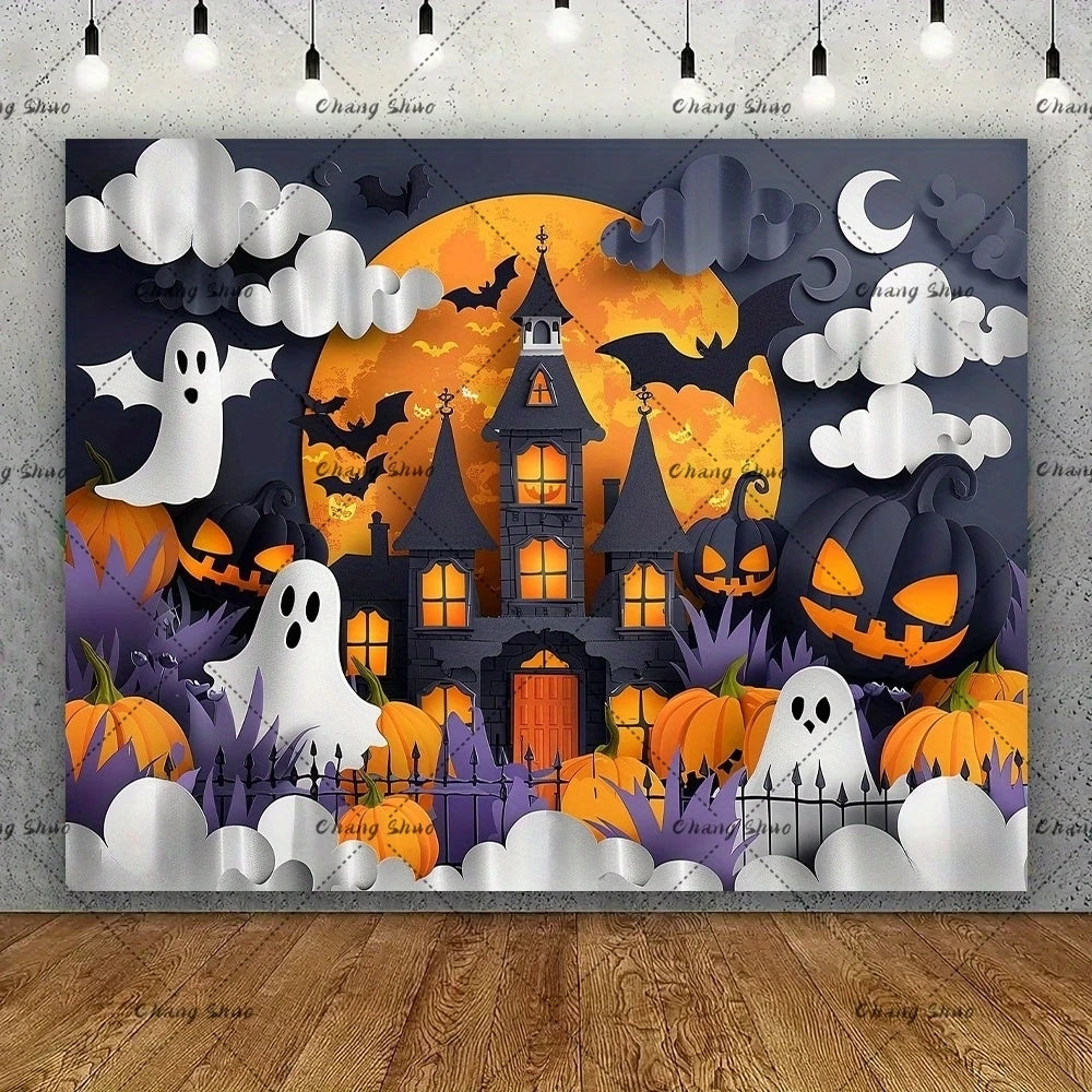 Halloween Backdrop & Party Decoration