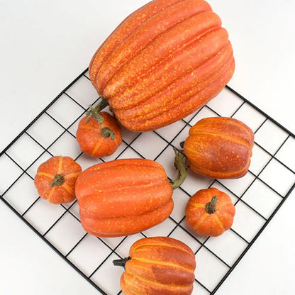 7pcs Simulation Pumpkin Model