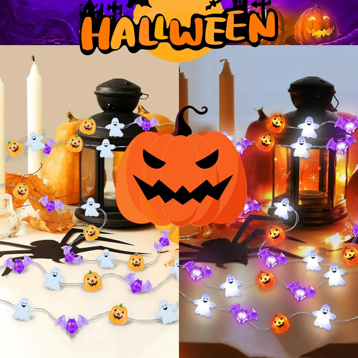 LED Halloween Copper Wire String Lights