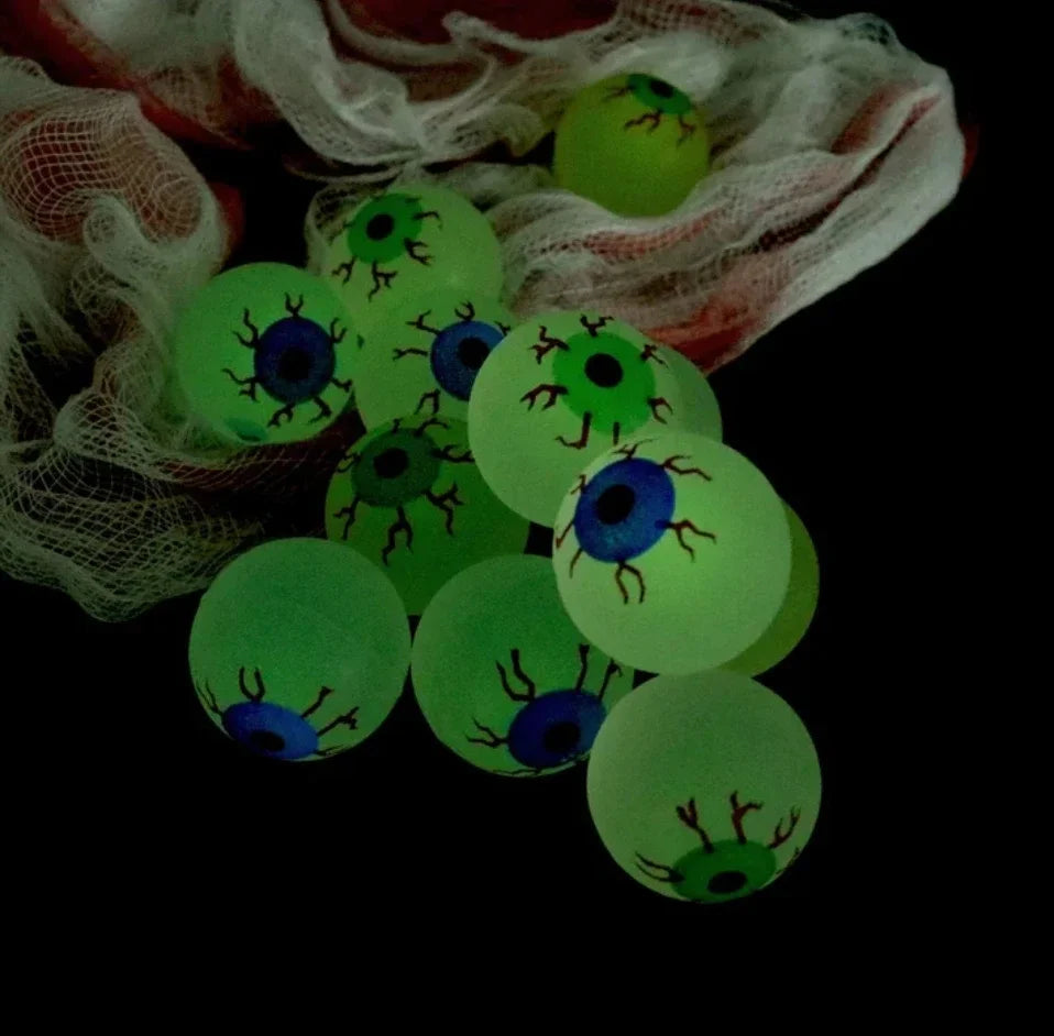 Glow in the Dark Eyeball Bouncy Balls