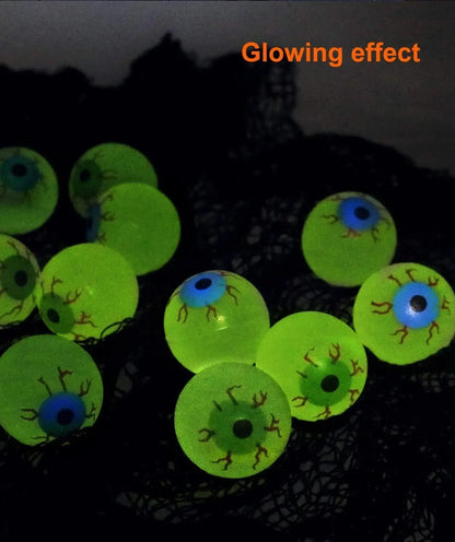 Glow in the Dark Eyeball Bouncy Balls