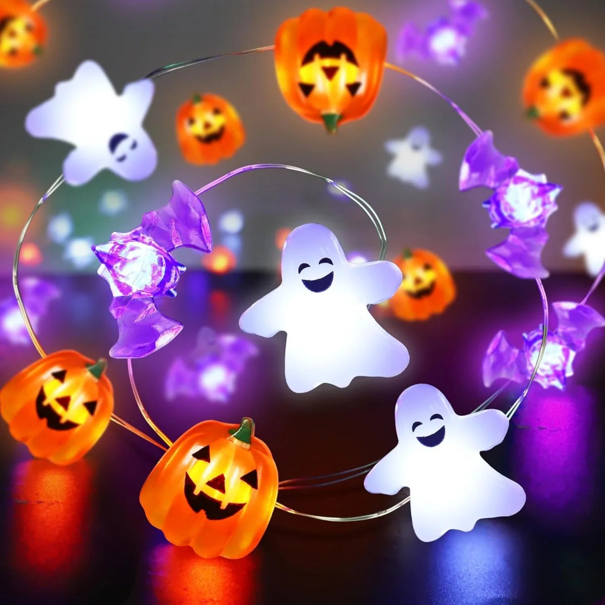 LED Halloween Copper Wire String Lights