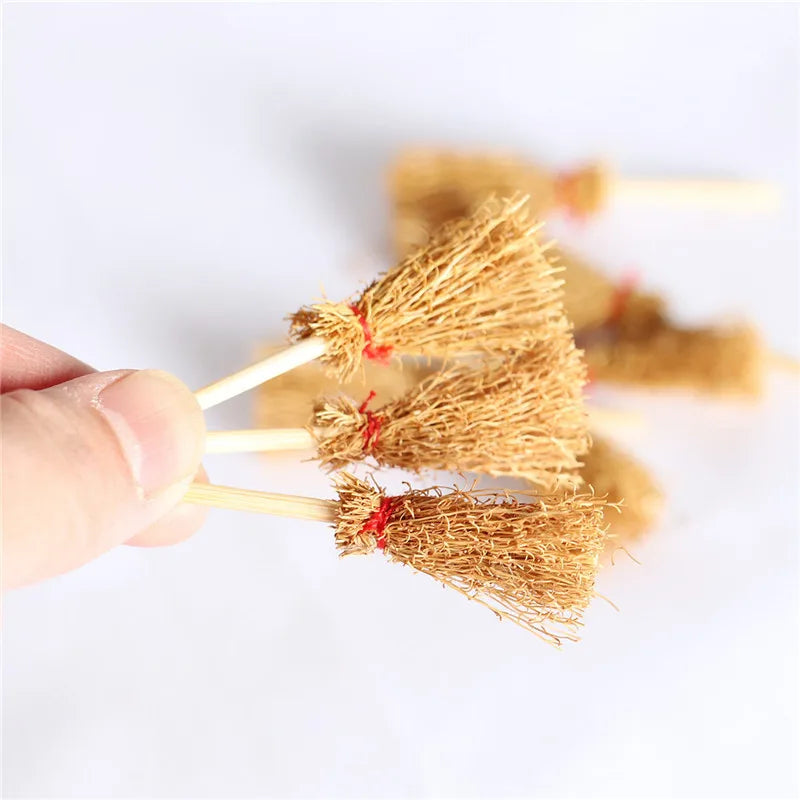 Mini Witch Broomstick Props