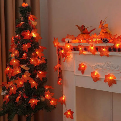 Maple Leaf String Lights