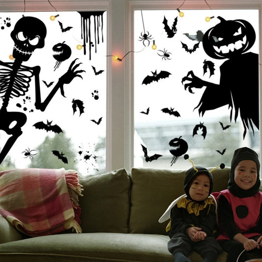 Giant Ghost & Monster Window Stickers