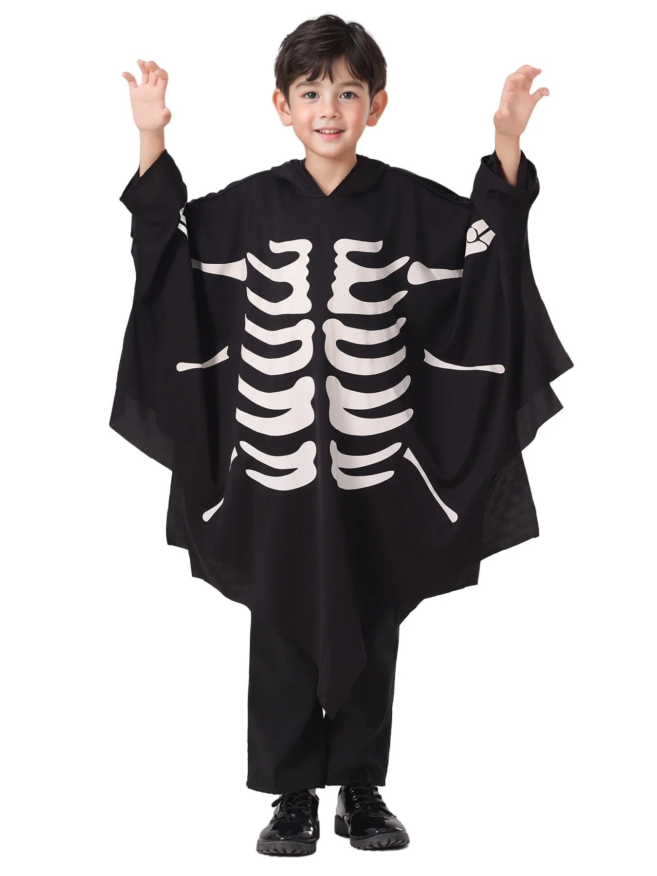 Glow In The Dark Kids Ghostly Bat Cape