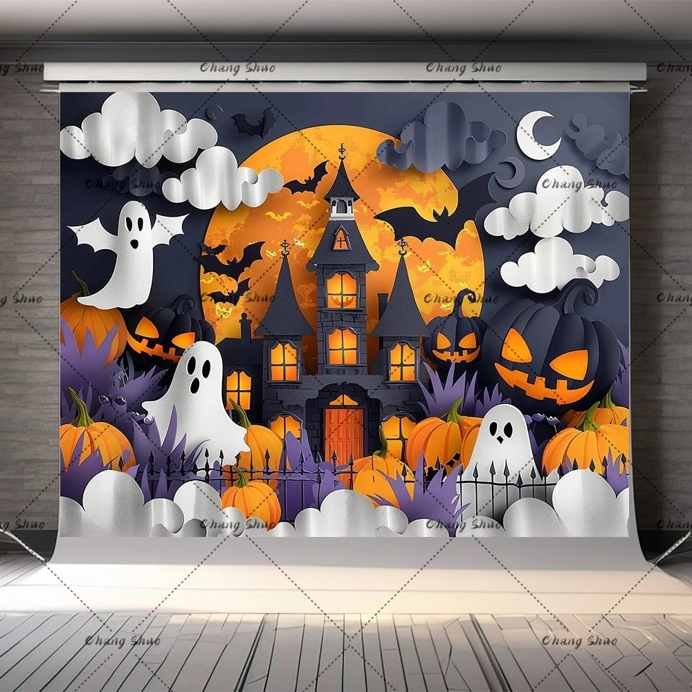 Halloween Backdrop & Party Decoration