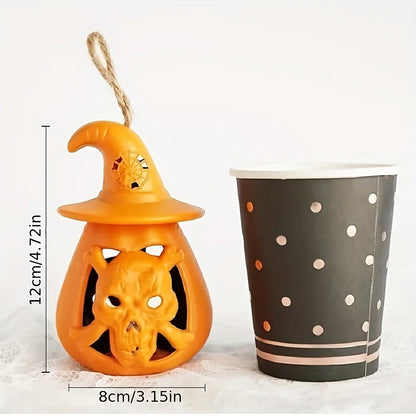 Double-Sided Pumpkin & Skull Night Light