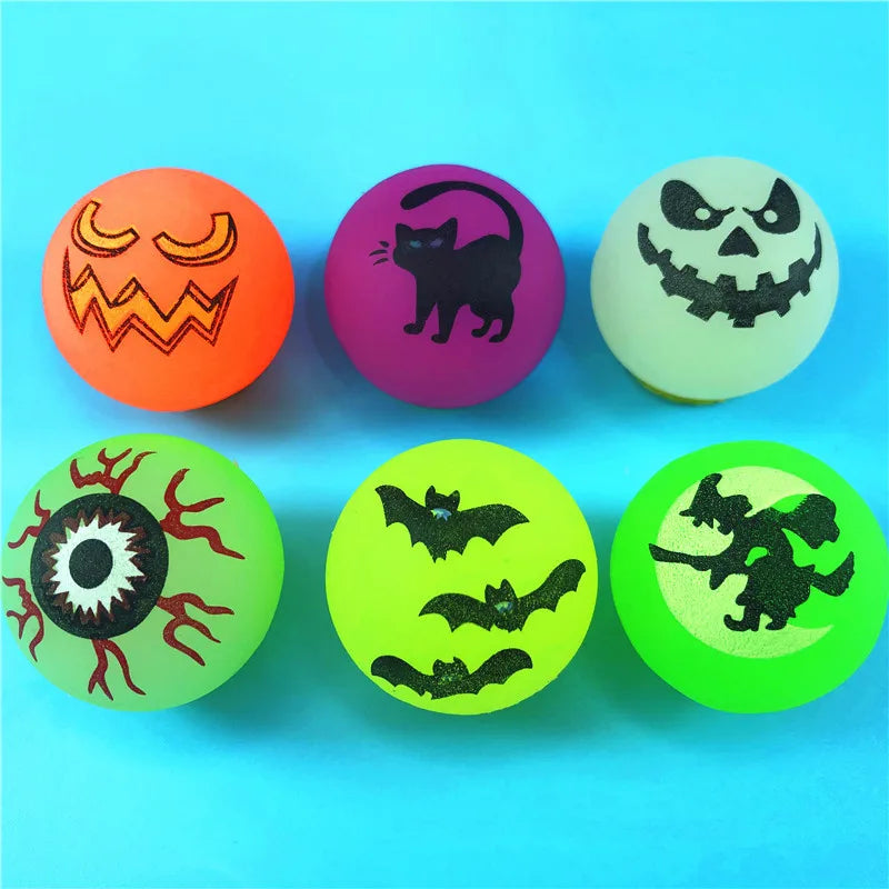 Glow in the Dark Halloween Bouncing Balls