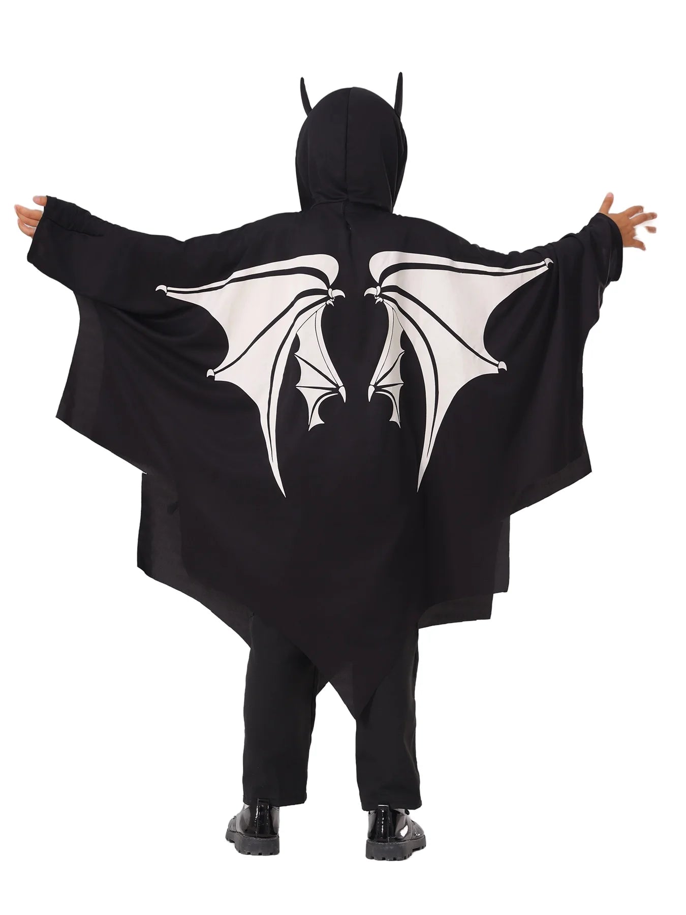 Glow In The Dark Kids Ghostly Bat Cape