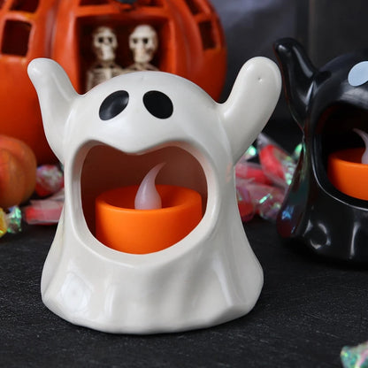 Halloween Day of the Dead LED Candle Holder