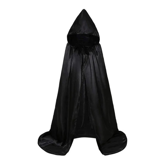 Black Hooded Cloak Costume