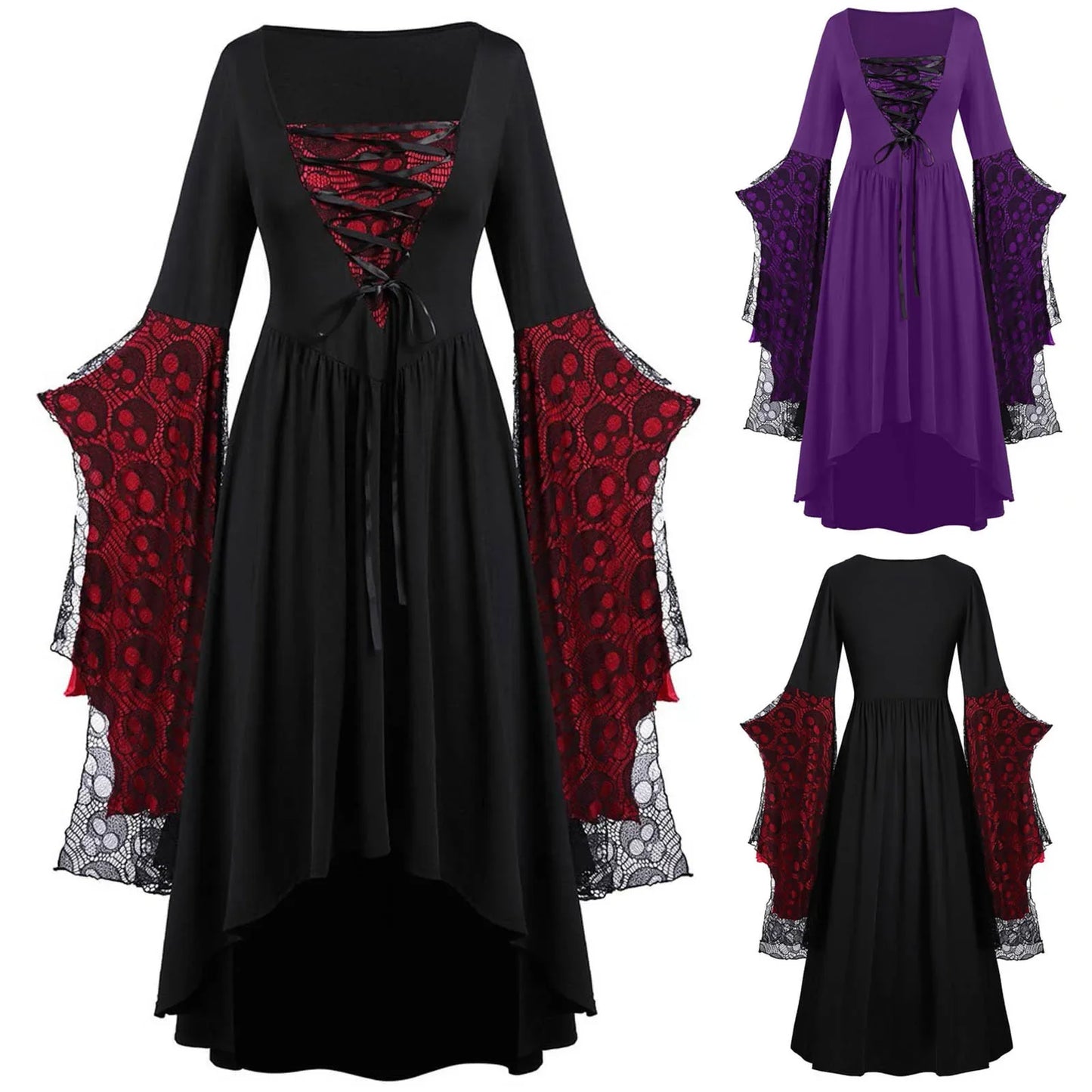 Gothic Halloween Cosplay Dress