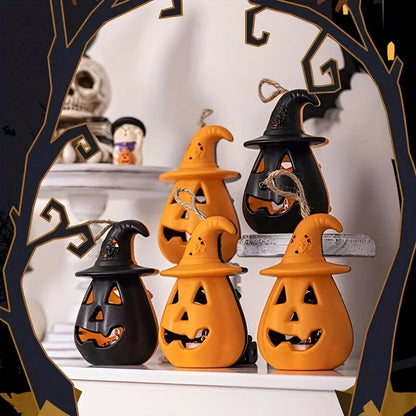 Double-Sided Pumpkin & Skull Night Light