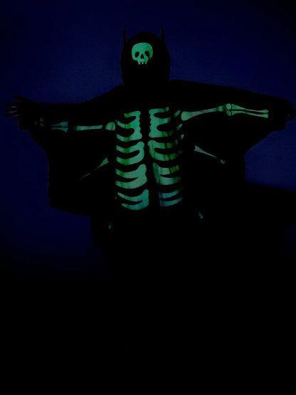 Glow In The Dark Kids Ghostly Bat Cape