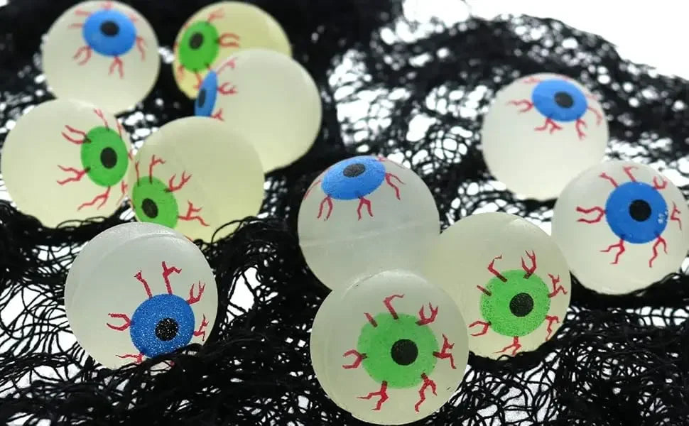 Glow in the Dark Eyeball Bouncy Balls