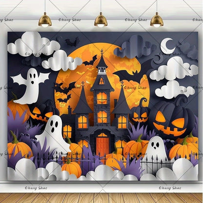 Halloween Backdrop & Party Decoration